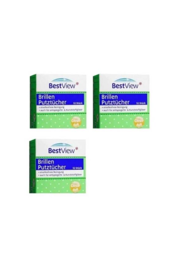 Best View Gözlük Telefon Ekran Temizleme Mendili 156 Adet Kutu