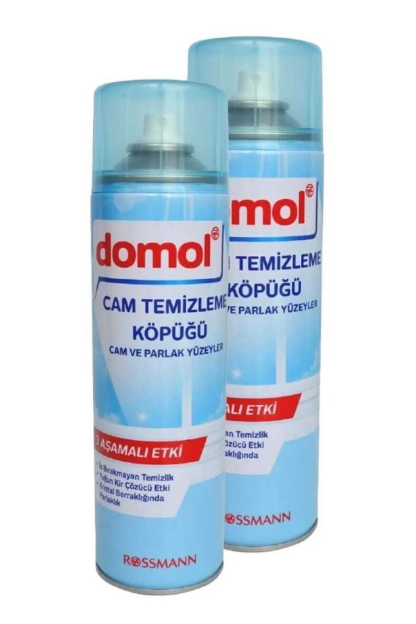 Cam Ve Parlak Yüzeyler İçin Cam Temizleme Köpüğü 500 ml (2 Adet)